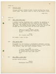 Moe Howard's 34pp. Script Dated October 1938 for The Three Stooges Film ''Saved by the Belle'' -- Missing Title Page, Else Very Good Condition
