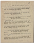 Moe Howard's 18pp. Outline Dated October 1938 for The Three Stooges Film ''Saved by the Belle'' -- With Numerous Annotations in Moe's Hand Throughout -- Very Good Condition