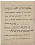 Moe Howard's 18pp. Outline Dated October 1938 for The Three Stooges Film ''Saved by the Belle'' -- With Numerous Annotations in Moe's Hand Throughout -- Very Good Condition