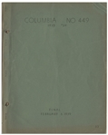 Moe Howard's 30pp. Script Dated February 1939 for The Three Stooges Film ''Oily to Bed, Oily to Rise'' -- Very Good Plus Condition