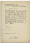 Moe Howard's 32pp. Script Dated 1939 for The Three Stooges Film ''A Ducking They Did Go'' -- Very Good Condition