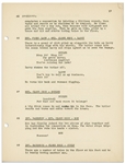 Moe Howard's 27pp. Script Dated August 1939 for The Three Stooges 1940 Film ''A Plumbing We Will Go'' -- With Signature & Writing by Moe on Back Cover -- Very Good Condition