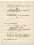 Moe Howard's 27pp. Script Dated August 1939 for The Three Stooges 1940 Film ''A Plumbing We Will Go'' -- With Signature & Writing by Moe on Back Cover -- Very Good Condition