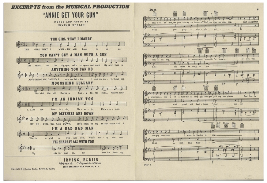 Sheet Music for 12 Songs, Including Three Bum Vivants & The Stooges Marching Song -- Dozens of Scores Including Conductor for Several Songs -- Pages Measure Approx. 9.5 x 12.5 -- Very Good