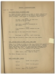 Moe Howard's 29pp. Script Dated March 1942 for The Three Stooges Film ''Three Smart Saps'', With Working Title ''Father's in Jail Again'' -- With Annotation in Moe's Hand -- Very Good Condition