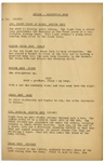 Moe Howard's 29pp. Script Dated April 1942 for The Three Stooges Film ''Sock-a-Bye Baby'' -- With Annotations & Drawings by Moe on Back Cover -- Very Good