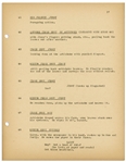 Moe Howard's 29pp. Script Dated April 1942 for The Three Stooges Film ''Sock-a-Bye Baby'' -- With Annotations & Drawings by Moe on Back Cover -- Very Good