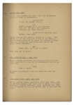 Moe Howard's 33pp. Script Dated April 1942 for The 1943 Three Stooges Film ''They Stooge to Conga'' -- With Original Writing on Cover & Title Page -- Archival Repair to Cover, Else Very Good