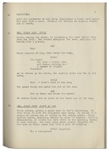 Moe Howard's 35pp. Script Dated February 1943 for The Three Stooges Film ''Higher Than a Kite'' -- With ''Alternate Ending'' Page -- Very Good Plus Condition