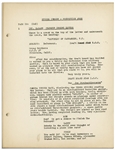 Moe Howard's 26pp. Script Dated March 1943 for The Three Stooges Film ''Dizzy Pilots'', With Working Title ''Pest Pilots'' -- Very Good Condition