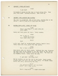Moe Howard's 26pp. Script Dated March 1943 for The Three Stooges Film ''Dizzy Pilots'', With Working Title ''Pest Pilots'' -- Very Good Condition