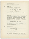 Moe Howard's 26pp. Script Dated March 1943 for The Three Stooges Film ''Dizzy Pilots'', With Working Title ''Pest Pilots'' -- Very Good Condition