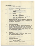 Moe Howard's 26pp. Script Dated March 1943 for The Three Stooges Film ''Dizzy Pilots'', With Working Title ''Pest Pilots'' -- Very Good Condition