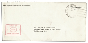 Dwight Eisenhower WWII Autograph Letter Signed -- ''...to anyone else my writing would merely represent illiteracy or indifference...''