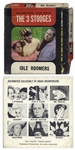 6 Three Stooges Films on 8mm With Rare ''All Hashed Up'' From 1944 -- Plus ''Dizzy Doctors'', ''Idle Roomers'', ''Hold That Lion'', ''Studio Stoops'' & ''Spooks'', Which Lacks Case, Else Very Good