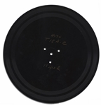 Record of The Three Stooges Performing 6 Takes of 4 Songs From the 1948 Film ''Fiddler's Three'' -- 78 RPM 12'' Record Is Presto Lacquer Acetate Disc -- Very Good With a Few Shallow Scratches
