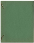 Moe Howard's 28pp. Script Dated October 1949 for The Three Stooges Film ''A Snitch in Time'' -- Very Good Plus Condition