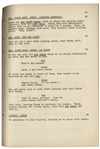 Moe Howard's 24pp. Script Dated March 1950 for The Three Stooges Film ''Scrambled Brains'', Working Title ''Impatient Patient'' -- With Extra 4pp. of Shooting Schedule & Call Sheet -- Very Good Plus