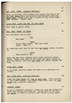 Moe Howard's 24pp. Script Dated March 1950 for The Three Stooges Film ''Scrambled Brains'', Working Title ''Impatient Patient'' -- With Extra 4pp. of Shooting Schedule & Call Sheet -- Very Good Plus