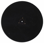 Radio Interview With Larry, Moe & Shemp in 1950 With Brent Gunts on WBAL Baltimore -- 78 RPM 12 Record Is Rare Audiodisc Lacquer Acetate Disc -- Very Good With a Few Shallow Scratches