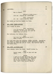 Moe Howard's 25pp. Script Dated May 1950 for The Three Stooges Film ''Don't Throw That Knife'', Working Title ''Noncensus Takers'' -- With Annotations in Moe's Hand -- Very Good Condition