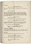 Moe Howard's 27pp. Script Dated May 1950 for The Three Stooges Film ''Merry Mavericks'' -- With Annotations in Moe's Hand Including His Signature -- Very Good Condition