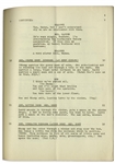 Moe Howard's 20pp. Script Dated January 1951 for The Stooges Film ''Pest Man Wins'' -- With Moe's Edit to 2 Extra Pages of Script Revisions, Also With 2pp. Call Sheets -- Very Good Plus Condition
