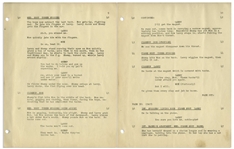 Moe Howard's 21pp. Script Dated October 1951 for The Three Stooges Film ''Corny Casanovas'', Working Title ''One Won'' -- With Annotations in Moe's Hand -- Very Good Condition