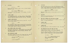Moe Howard's 23pp. Script Dated December 1951 for The Three Stooges Film ''Up in Daisy's Penthouse'' -- Near Fine Condition