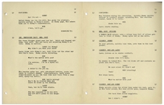 Moe Howard's 23pp. Script Dated December 1951 for The Three Stooges Film ''Up in Daisy's Penthouse'' -- Near Fine Condition