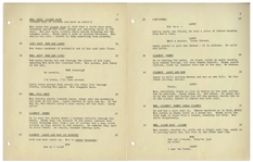 Moe Howard's 23pp. Script Dated December 1951 for The Three Stooges Film ''Up in Daisy's Penthouse'' -- Near Fine Condition