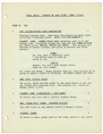 Moe Howard's 22pp. Script Dated June 1953 for The Three Stooges Film ''Pardon My Backfire'' -- With Annotations in Moe's Hand Including His Signatures & Extra 2pp. Shot List -- Very Good Condition