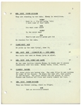 Moe Howard's 22pp. Script Dated June 1953 for The Three Stooges Film ''Pardon My Backfire'' -- With Annotations in Moe's Hand Including His Signatures & Extra 2pp. Shot List -- Very Good Condition