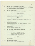 Moe Howard's 22pp. Script Dated June 1953 for The Three Stooges Film ''Pardon My Backfire'' -- With Annotations in Moe's Hand Including His Signatures & Extra 2pp. Shot List -- Very Good Condition