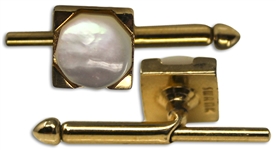 Moe Howard's Honorary Police Badges & Pins -- Includes 4 Badge Pins Including Ones for Nashville & Atlantic City; 4 Cufflinks; 1 Pendant; 1 Gold Heart-Shaped Pin From the Variety Club -- Very Good