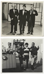 Moe Howard's Lot of 100 Photos From the Curly Joe Era -- Some Candid, Some From Three Stooges Films & Appearances, Cartoon Characters, Etc. -- 10'' x 8'' Except for a Few -- Very Good Plus