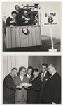 Moe Howard's Lot of 100 Photos From the Curly Joe Era -- Some Candid, Some From Three Stooges Films & Appearances, Cartoon Characters, Etc. -- 10'' x 8'' Except for a Few -- Very Good Plus