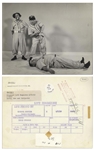 Moe Howard's Lot of 100 Photos From the Curly Joe Era -- Some Candid, Some From Three Stooges Films & Appearances, Cartoon Characters, Etc. -- 10'' x 8'' Except for a Few -- Very Good Plus