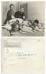 Moe Howard's Lot of 100 Photos From the Curly Joe Era -- Some Candid, Some From Three Stooges Films & Appearances, Cartoon Characters, Etc. -- 10'' x 8'' Except for a Few -- Very Good Plus