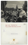 Moe Howard's Lot of 100 Photos From the Curly Joe Era -- Some Candid, Some From Three Stooges Films & Appearances, Cartoon Characters, Etc. -- 10'' x 8'' Except for a Few -- Very Good Plus
