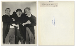 Lot of 100  8 x 10 Photos, Most of The Three Stooges With Curly Joe -- From Their Films & Appearances, About Half From The Outlaws IS Coming! Including Photos of Other Cast Members -- Very Good