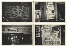 Moe Howard's Lot of 100 Photos During the Curly Joe Era -- Some Candid, Some of Three Stooges Appearances, Three Stooges Cartoon Characters, Etc. -- Varying Sizes, Most 10'' x 8'' -- Very Good