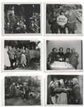 Moe Howard's Lot of 100 Photos During the Curly Joe Era -- Some Candid, Some of Three Stooges Appearances, Three Stooges Cartoon Characters, Etc. -- Varying Sizes, Most 10'' x 8'' -- Very Good