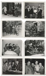 Moe Howard's Lot of 100 Photos During the Curly Joe Era -- Some Candid, Some of Three Stooges Appearances, Three Stooges Cartoon Characters, Etc. -- Varying Sizes, Most 10'' x 8'' -- Very Good