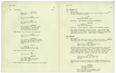 Moe Howard's 129pp. Script for the Feature ''The Three Stooges in Orbit'', With Working Title ''The Three Stooges Meet the Martians'' -- Final Draft Dated March 1962 -- Very Good Plus Condition