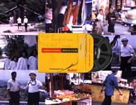 Moe Howards Kodachrome Super 8 Home Movie Film Reel -- Labeled Singapore Market Place, With Postmark From May 1966 -- Run-Time Approx. 3:30 Minutes, Clip of Film Online at NateDSanders.com