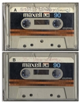 Lot of 7 Cassette Tapes, Mostly Interviews From the 1970s With One From the Mike Douglas Show, One Labeled ''Curly Moe Voices / Stooge Comedy (Sound)'', Moe Giving a Speech in Boston -- Very Good