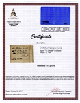 Abraham Lincoln Autograph Endorsement Signed as President -- Lincoln Mistakenly Dates the Proclamation of Amnesty as 8 December 1864 -- With University Archives COA