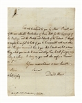 Scarce David Hume Autograph Letter Signed -- ''...one of the most celebrated Booksellers of Paris...''