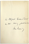 John F. Kennedy Signed ''Profiles in Courage'' -- Inscribed to Famed Photographer Alfred Eisenstaedt -- With University Archives COA